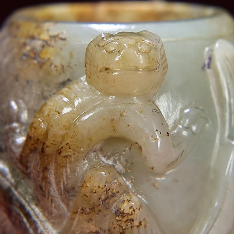 A beautiful Hetian jade handle - 7