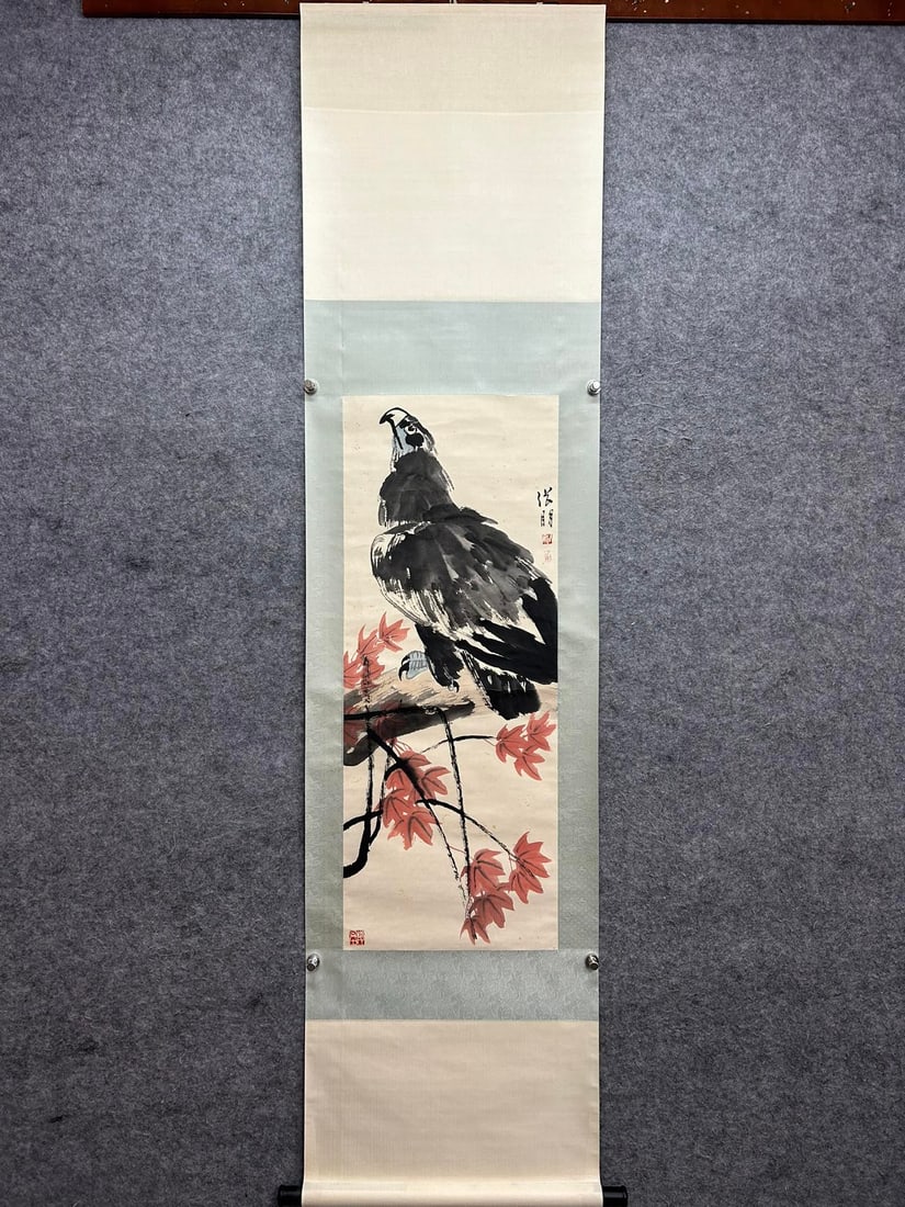 A fine painting by Zhang Peng: Zhang Peng's fine paintings Size:PaintingcoreSize:106cmx41cm (The Dimensions Of All Batches Are Manually Measured.If You Need More Detailed Information, Please Contact Our Customer Service Before Bidd