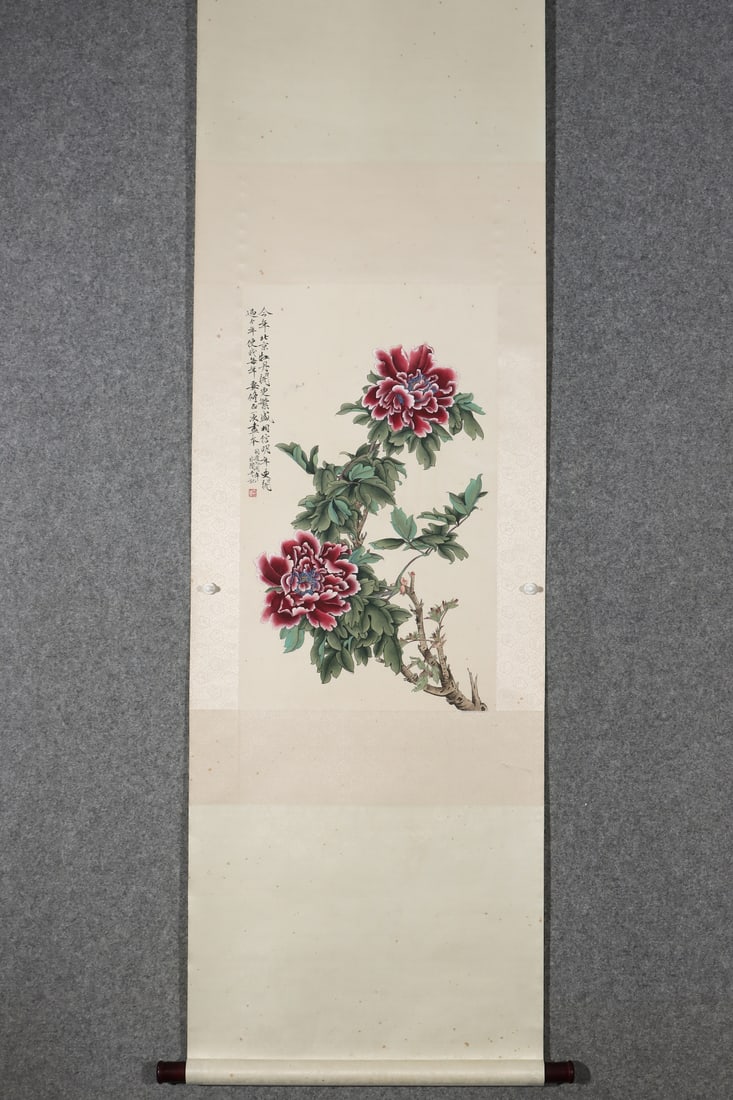 A painting that is not dark: Yu Feiyan's painting Size:68cmx41cm (The Dimensions Of All Batches Are Manually Measured.If You Need More Detailed Information, Please Contact Our Customer Service Before Bidding.)