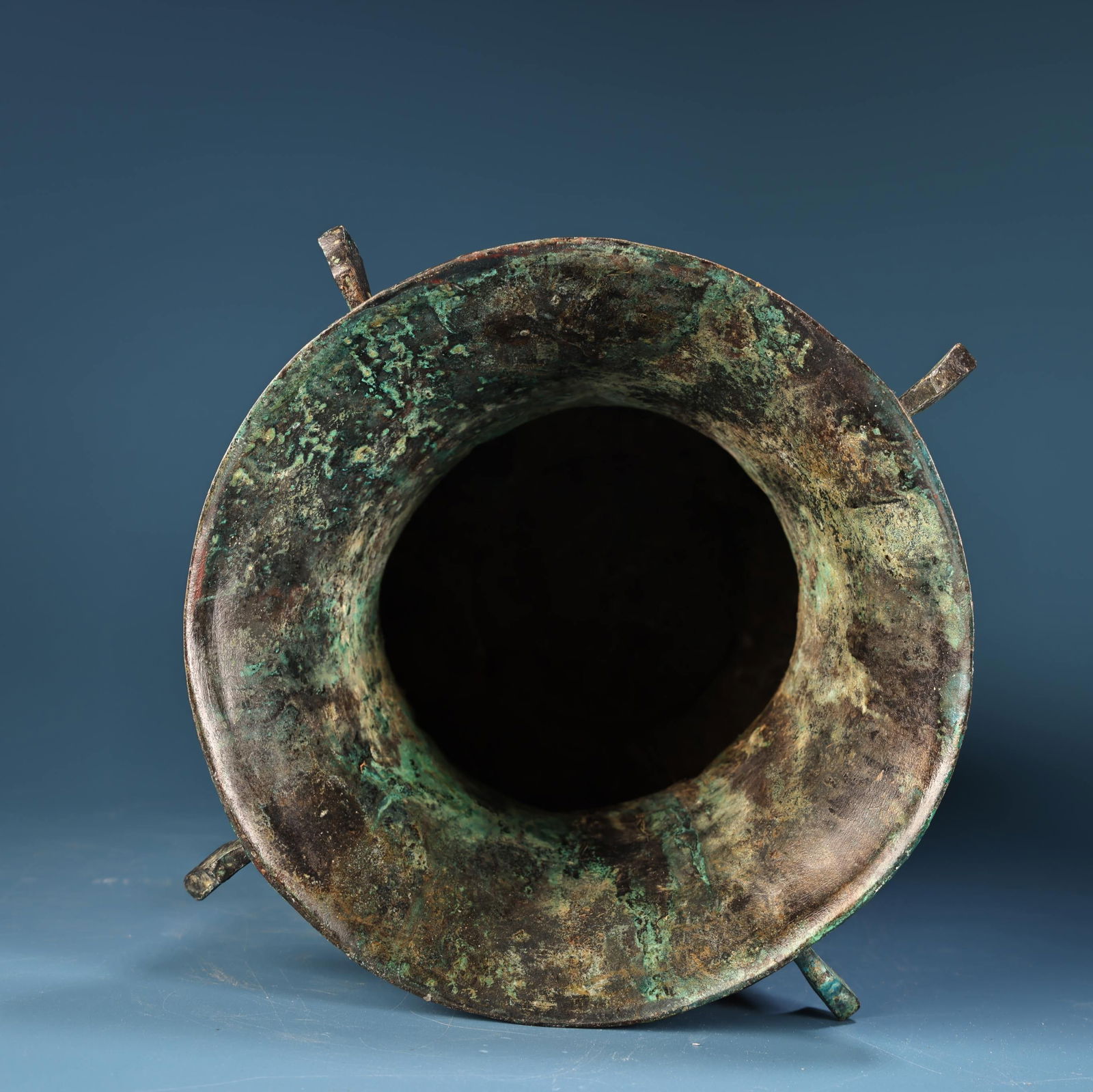 A fine bronze bird print jar - 8