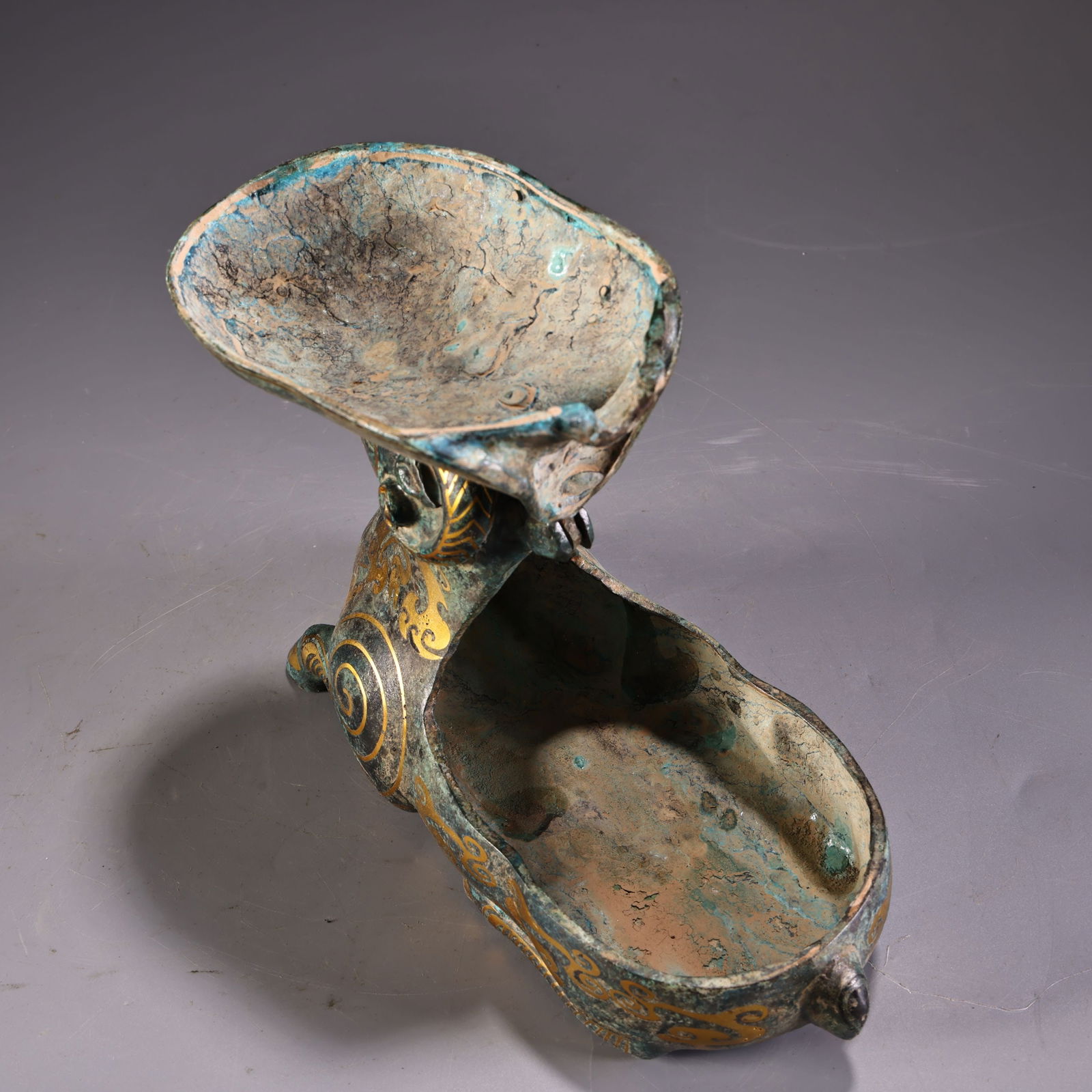 A fine bronze wrong golden sheep statue - 7