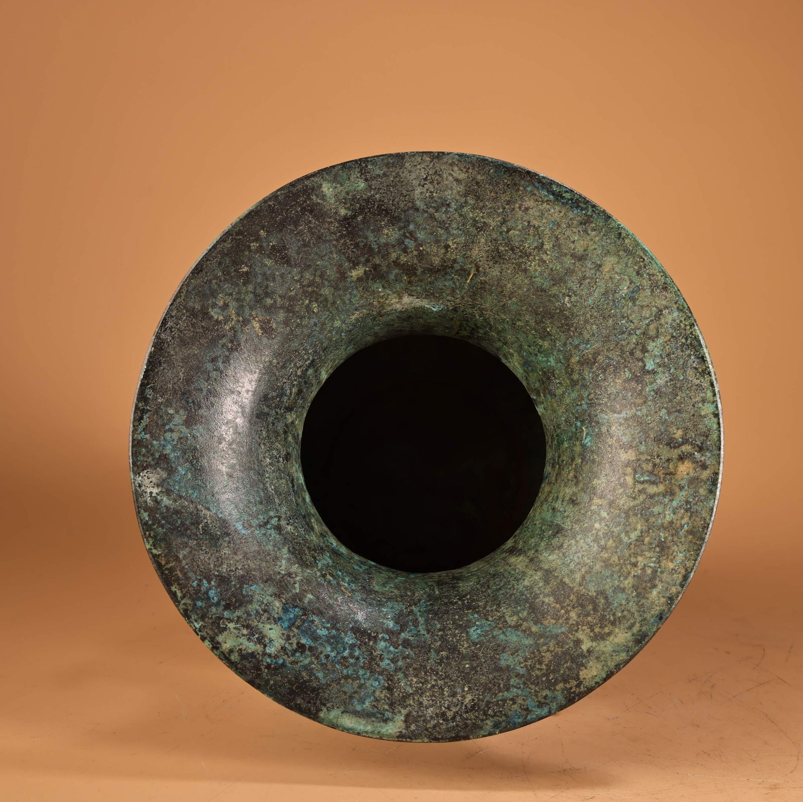 A fine bronze tiger snake print round jar - 7