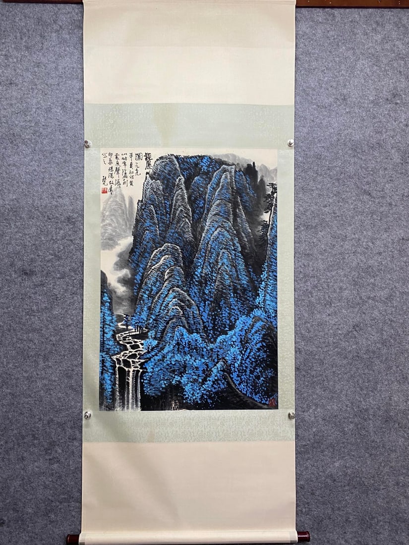 A fine painting by Zhang Ping: Zhang Ping's fine paintings Size:PaintingcoreSize:99cmx67cm (The Dimensions Of All Batches Are Manually Measured.If You Need More Detailed Information, Please Contact Our Customer