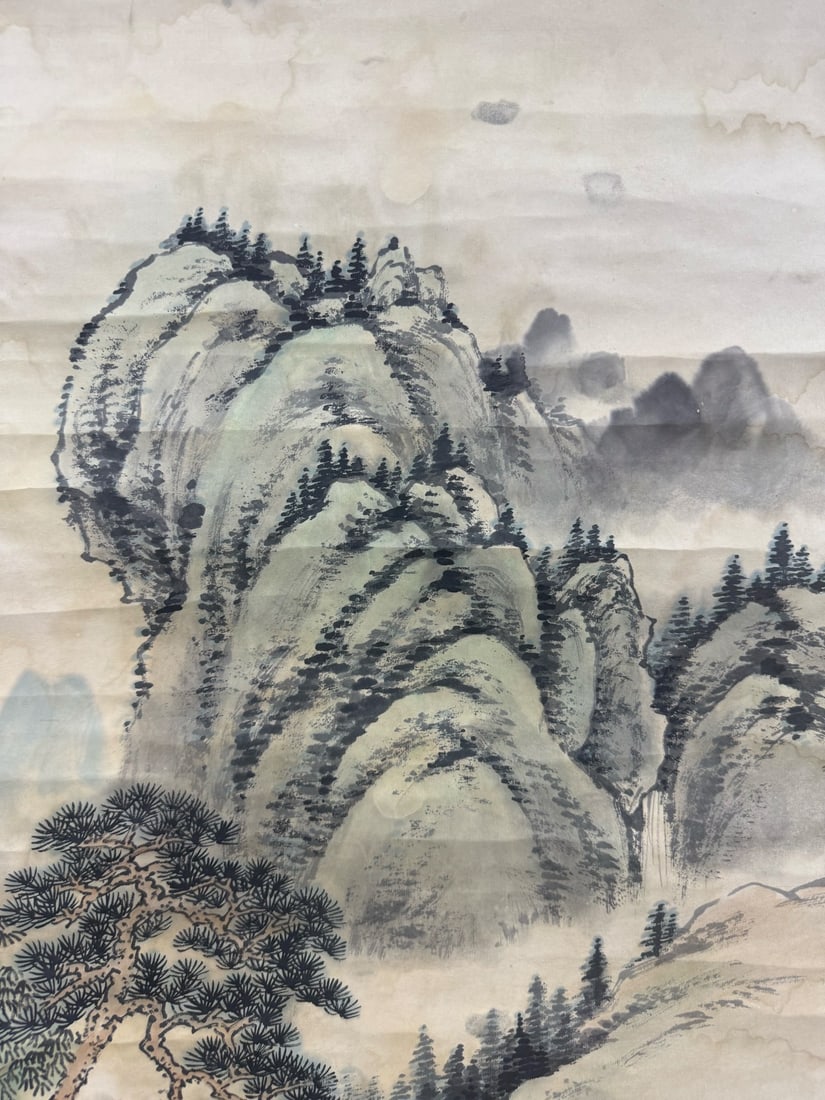 A landscape work by Wu Hufan - 3