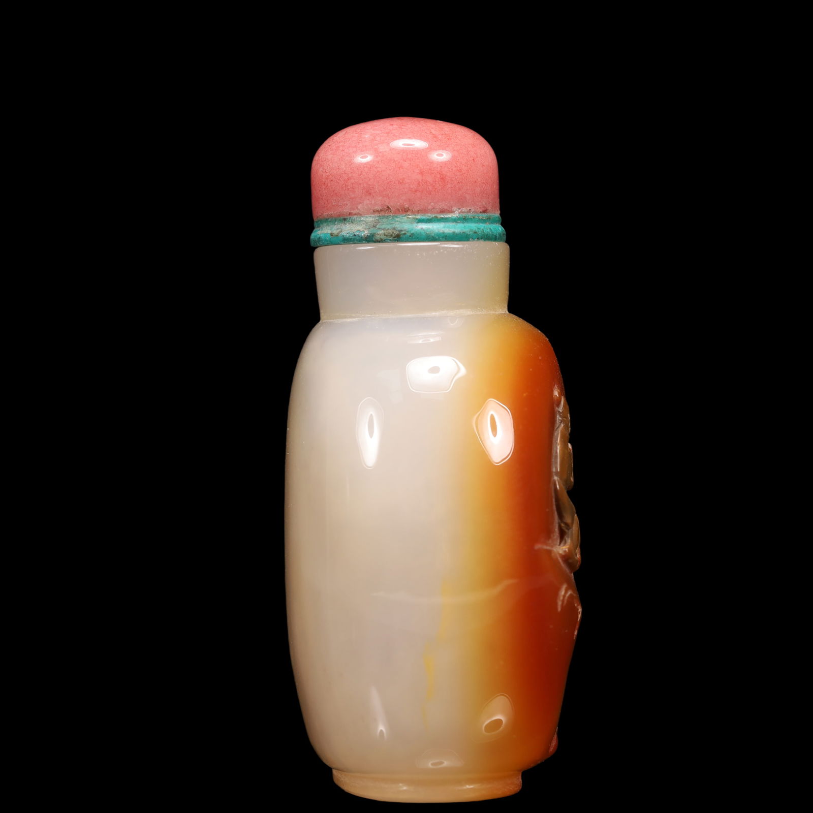 An Exquisite Agate Character and Story Pattern Snuff Bottle - 4