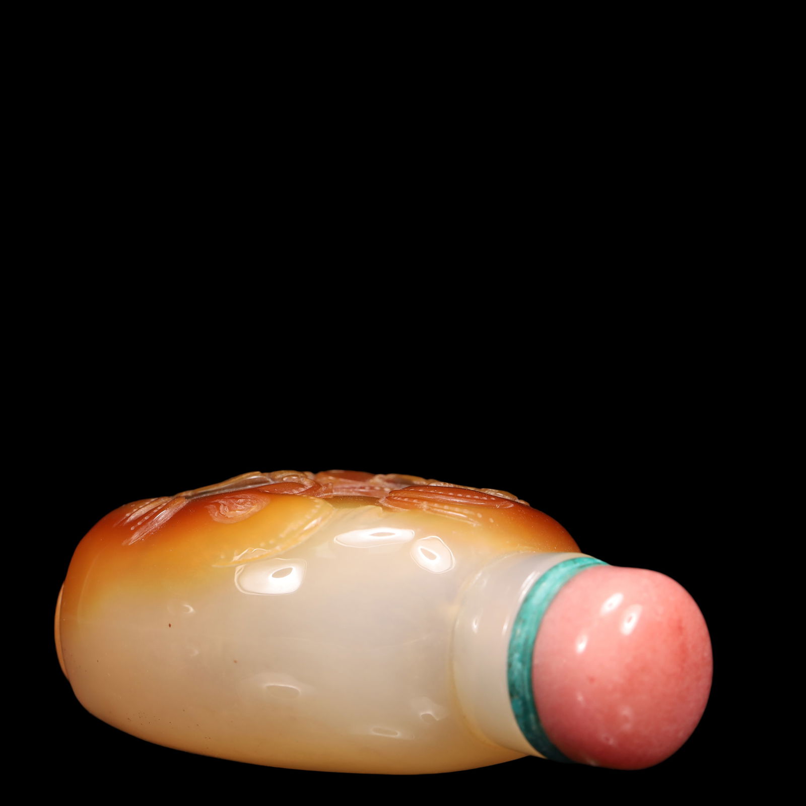 An Exquisite Agate Character and Story Pattern Snuff Bottle - 7