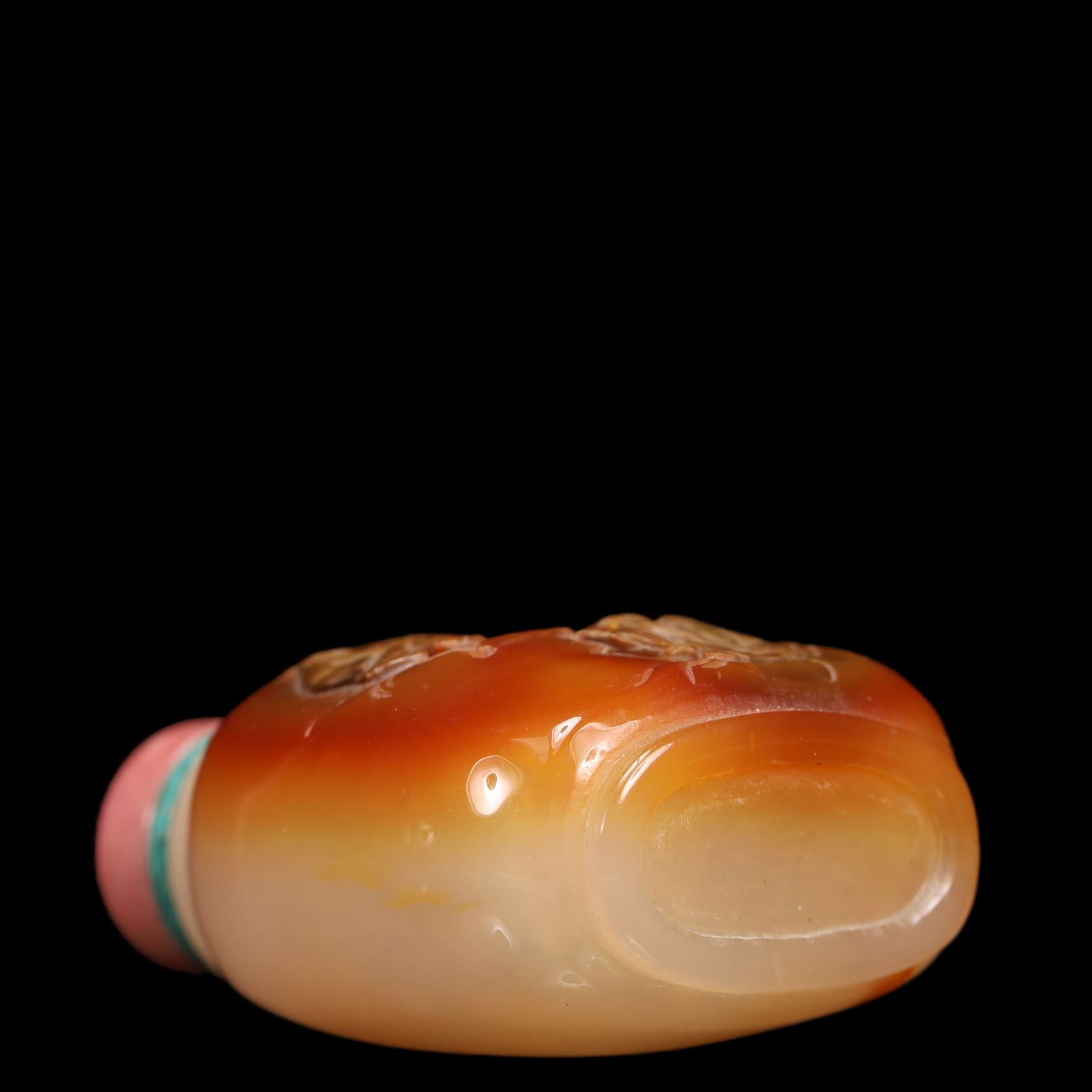 An Exquisite Agate Character and Story Pattern Snuff Bottle - 9