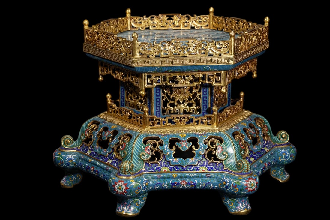 An Exquisite Cloisonne Lotus Pattern Phoenix Ornament - 7