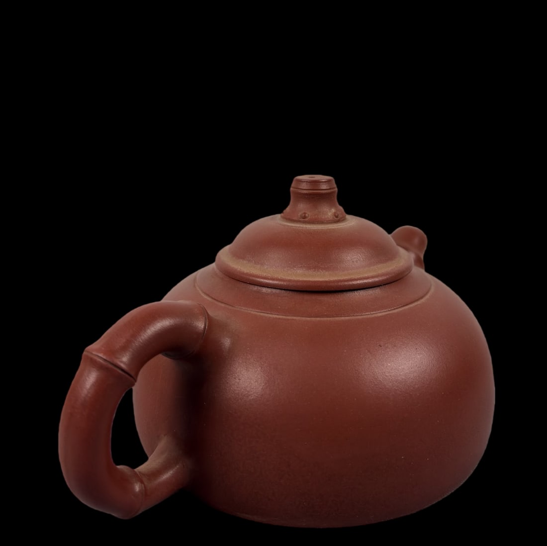An Exquisite Purple Sands Bamboo Pattern Teapot - 3