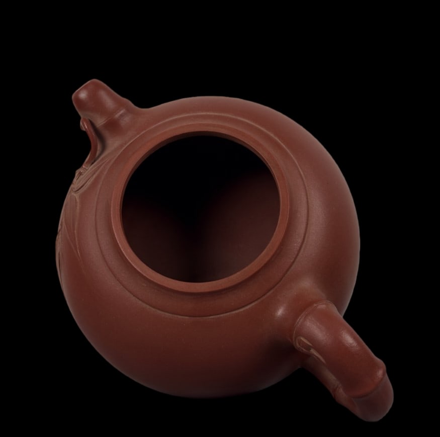 An Exquisite Purple Sands Bamboo Pattern Teapot - 7