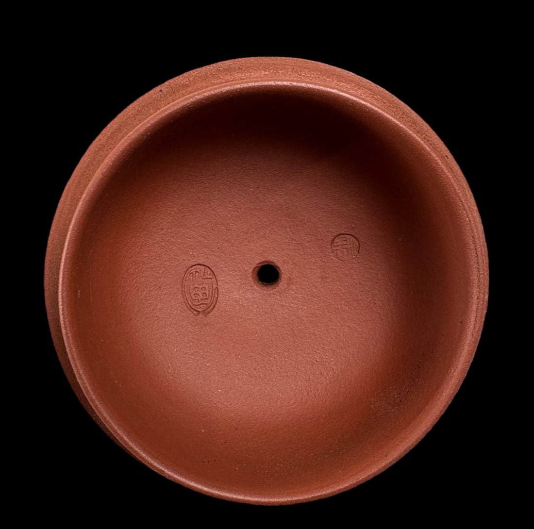 An Exquisite Purple Sands Bamboo Pattern Teapot - 8