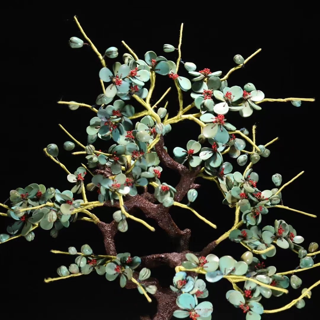 An Exquisite Cloisonne Bonsai - 4