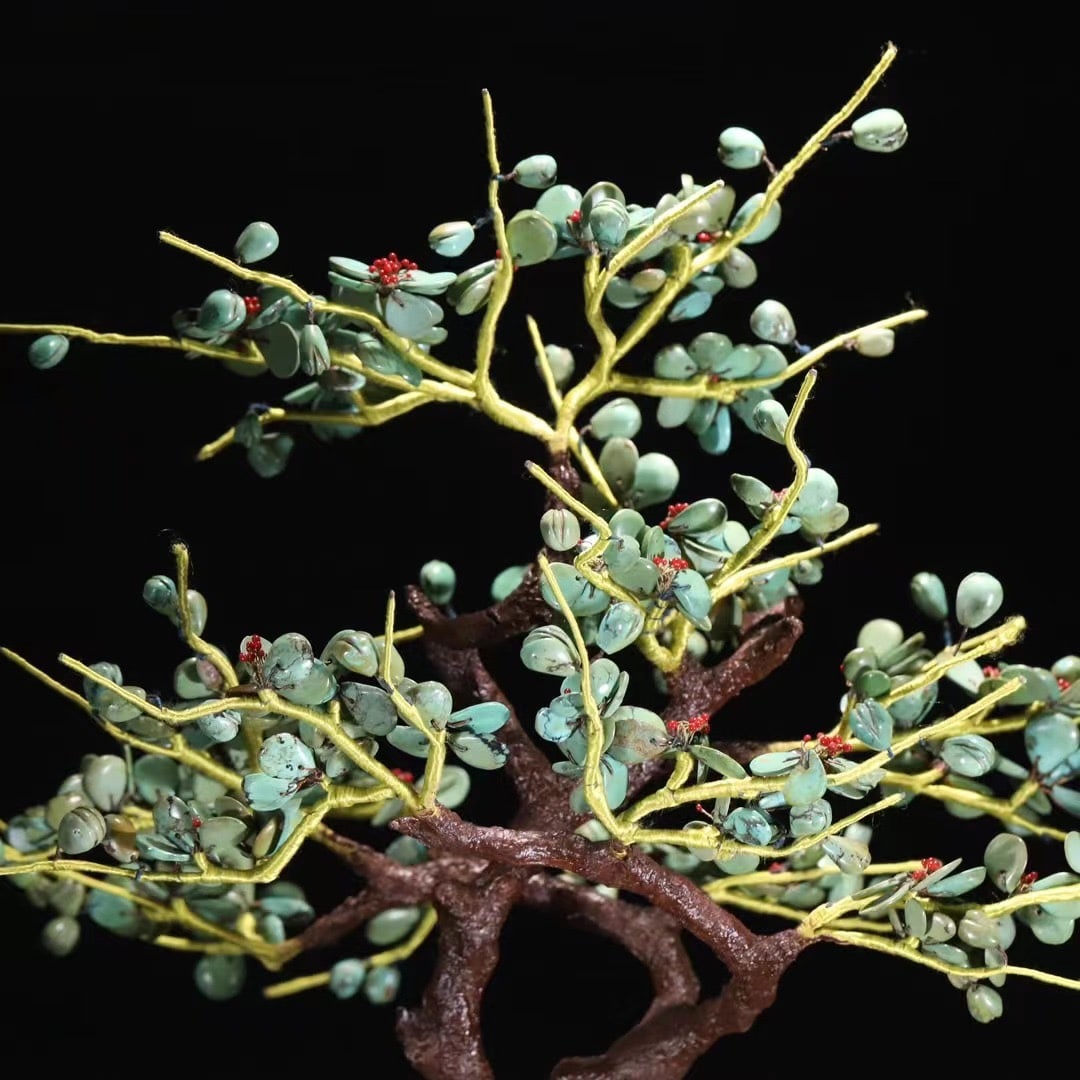 An Exquisite Cloisonne Bonsai - 6