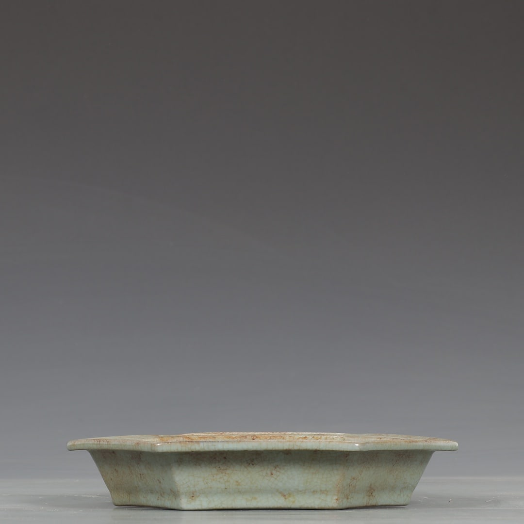 An Exquisite Ru yao Sky Blue Glazed Plate - 2