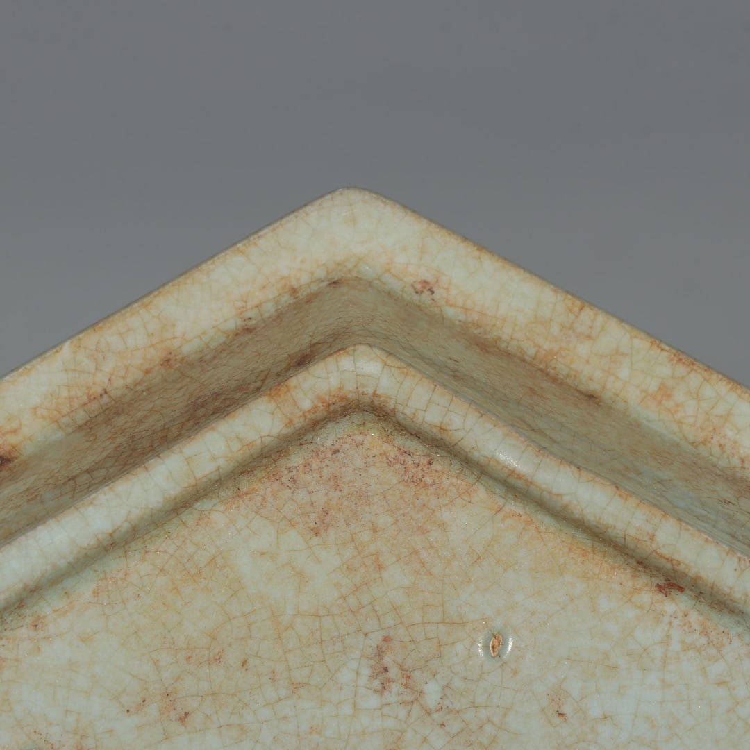 An Exquisite Ru yao Sky Blue Glazed Plate - 8