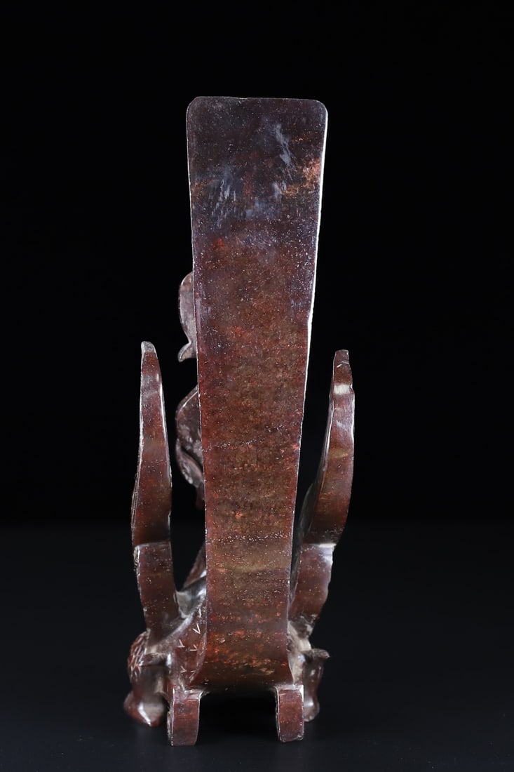 An Exquisite White Jade Phoenix Ornament - 5