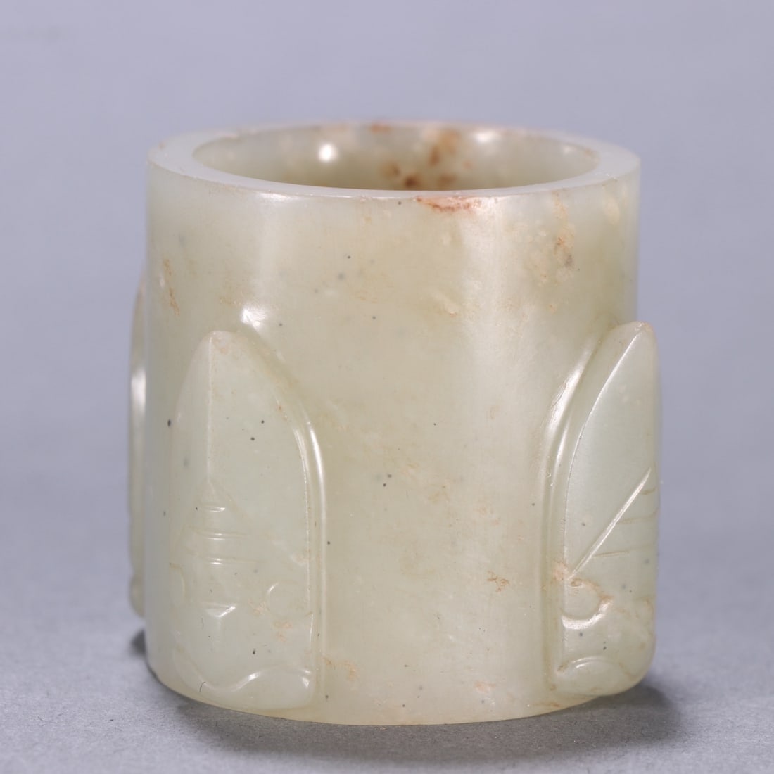 An Exquisite White Jade Cicada Pattern Ornament - 2