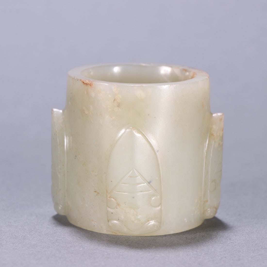 An Exquisite White Jade Cicada Pattern Ornament - 3