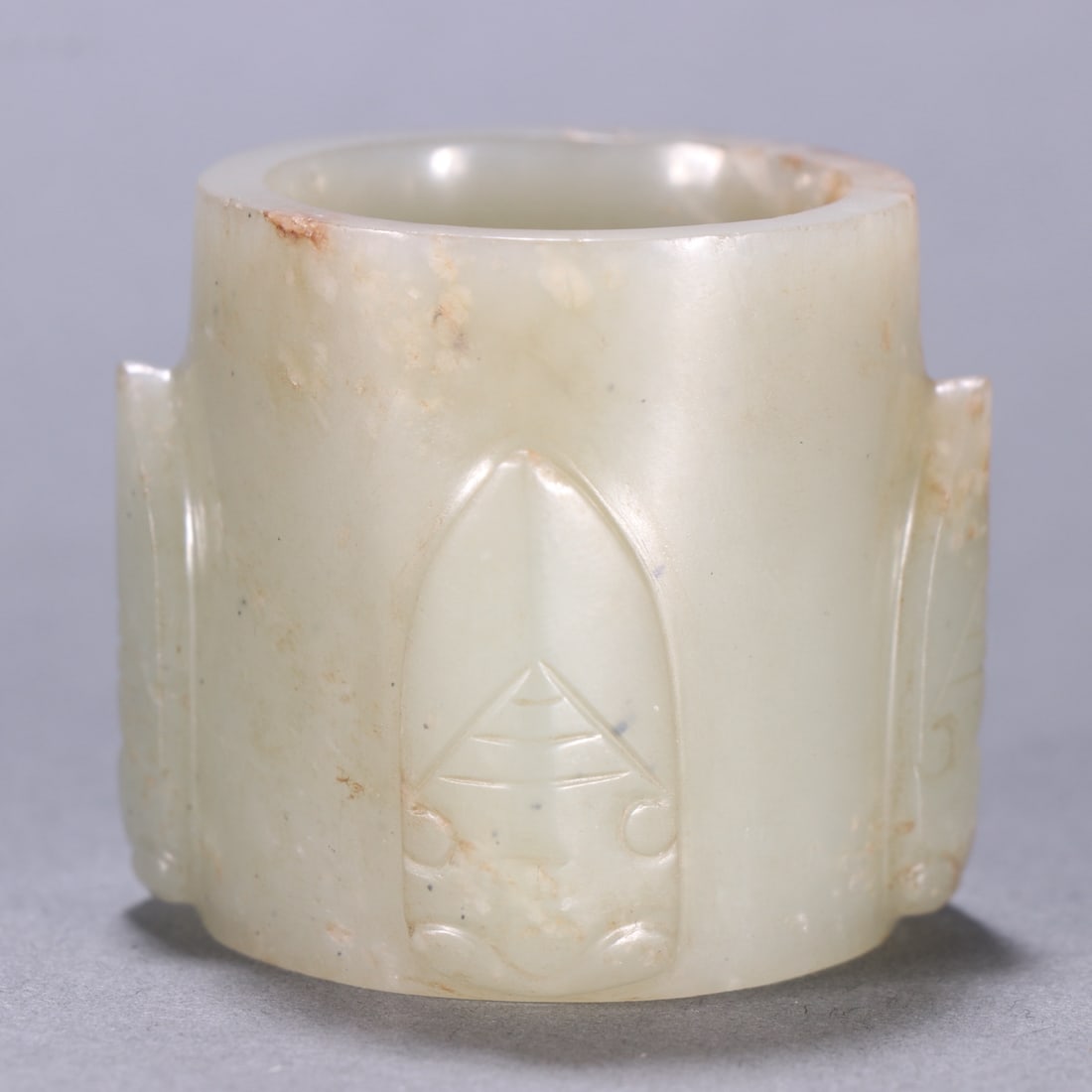 An Exquisite White Jade Cicada Pattern Ornament - 4