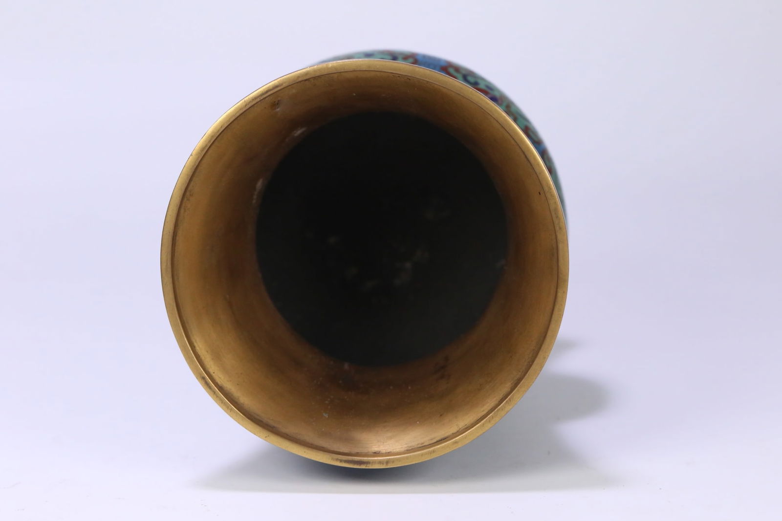 An Exquisite Cloisonne Beast-Face Pattern Vase - 5