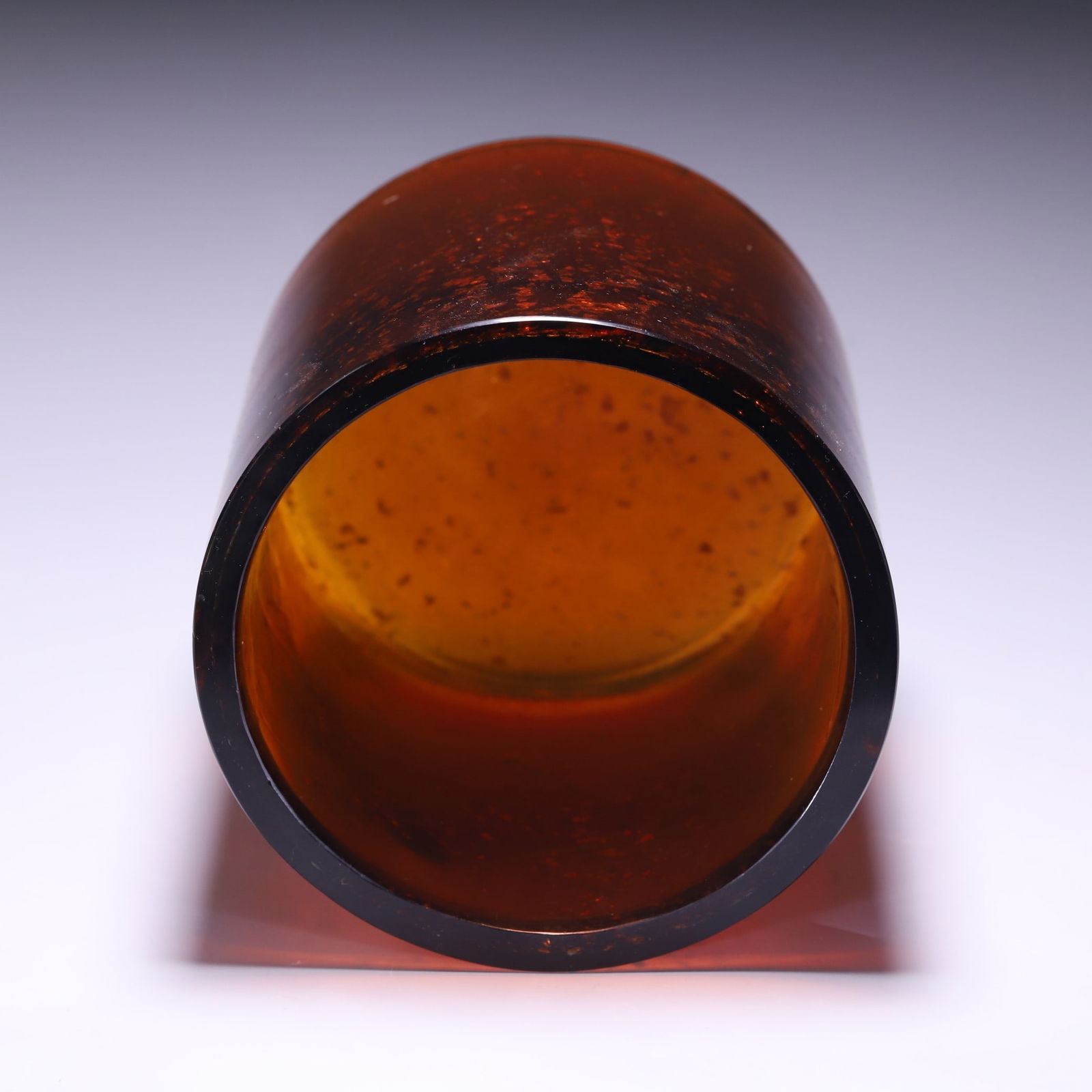 An Exquisite Glass Brush Pot - 6