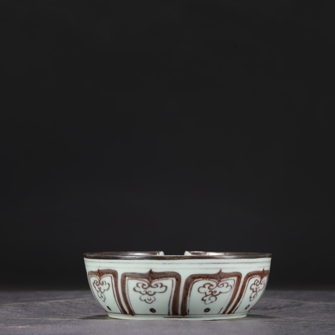 An Exquisite Underglaze-Red Rabbit Pattern Bowl - 5