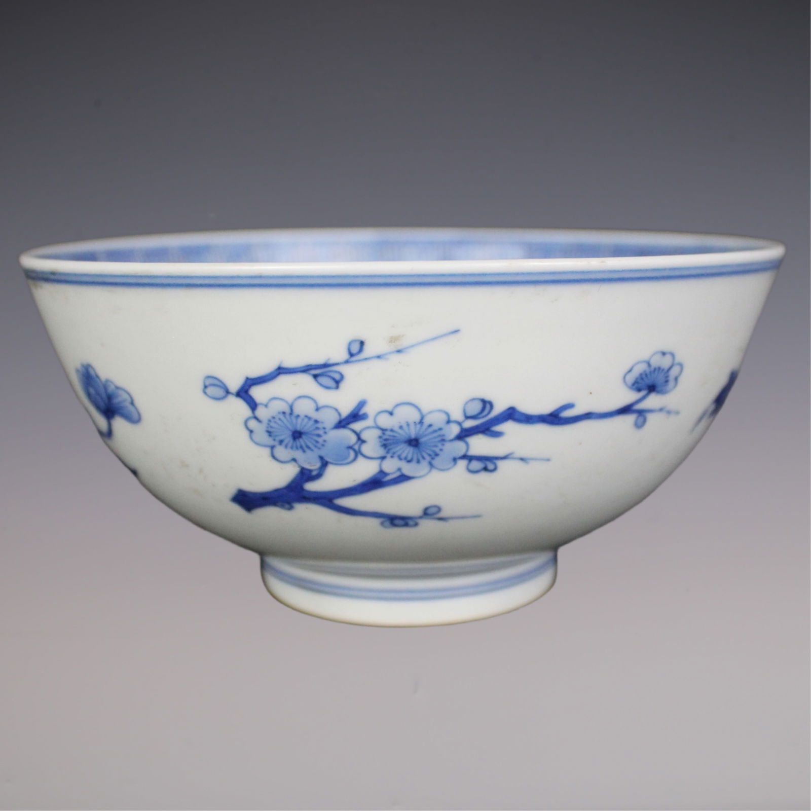 An Exquisite Blue and White Flower Pattern Landscape Pattern Bowl - 3