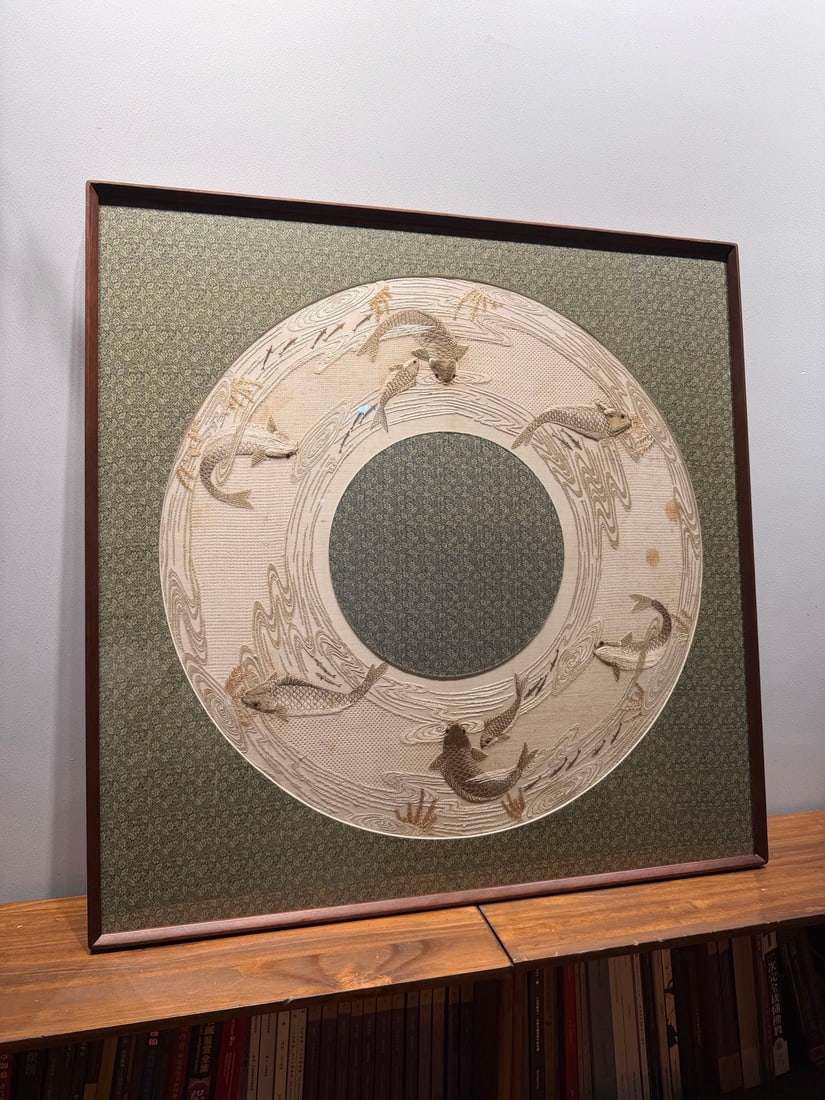 An Exquisite Kesi Fish Pattern Ornament - 7