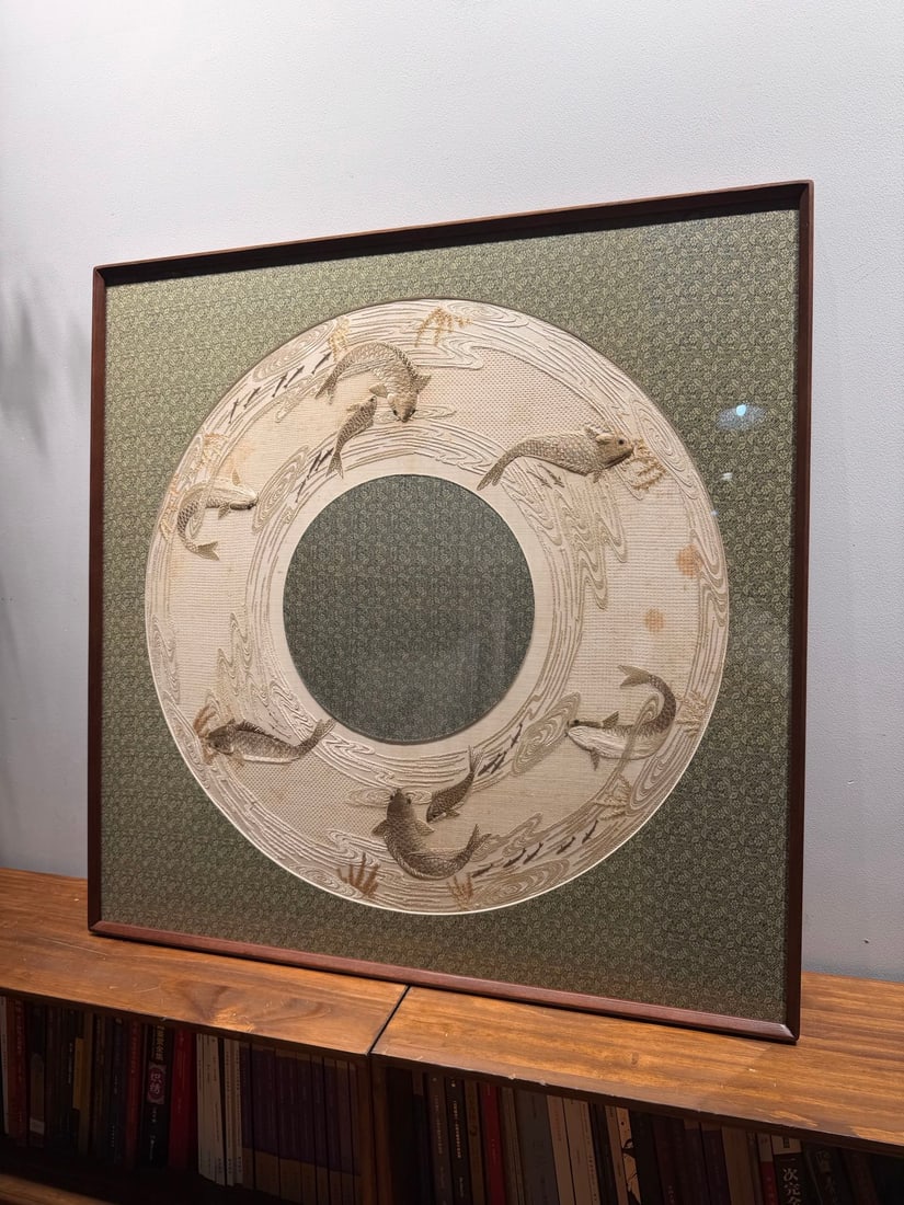 An Exquisite Kesi Fish Pattern Ornament - 8