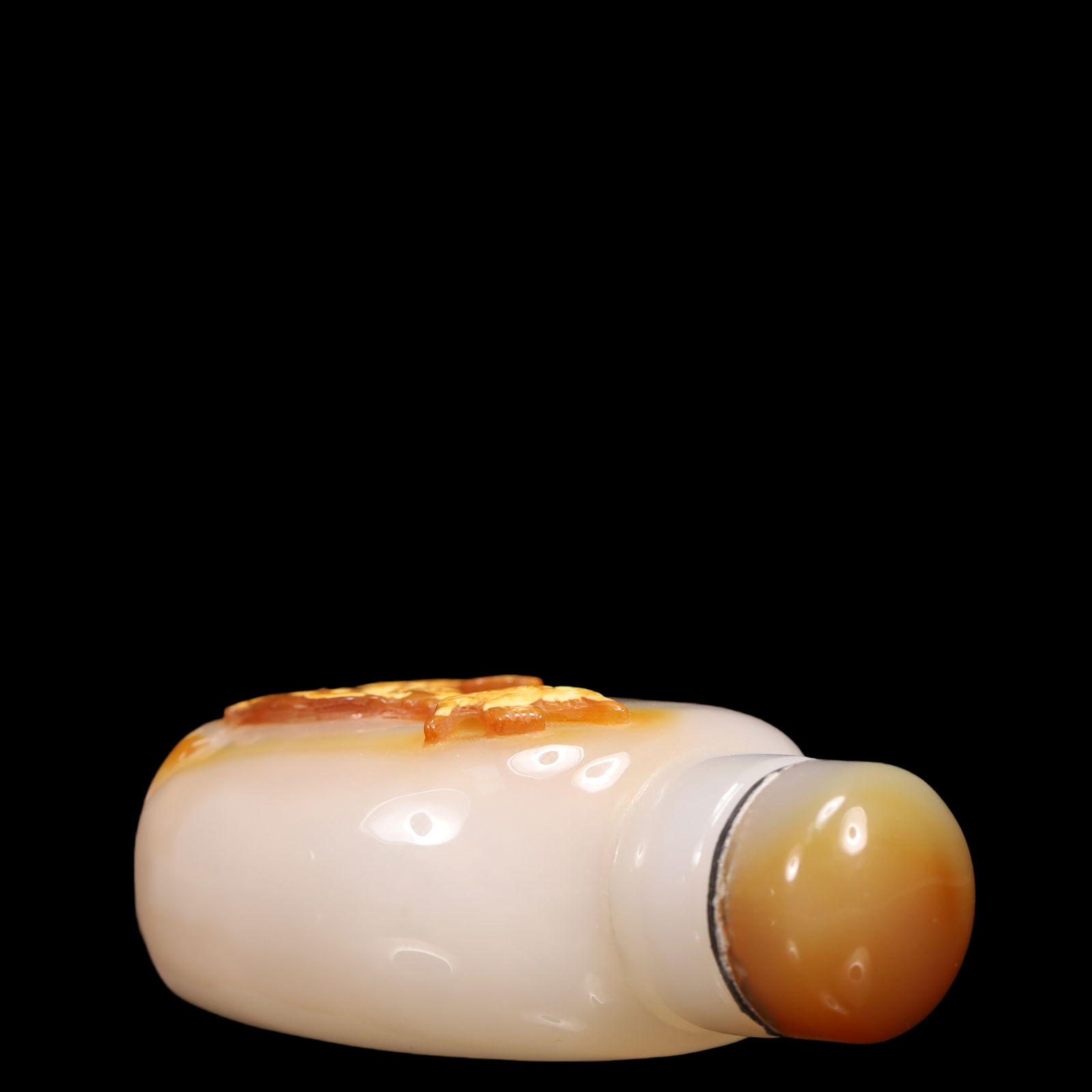 An Exquisite Agate Character and Story Pattern Snuff Bottle - 7