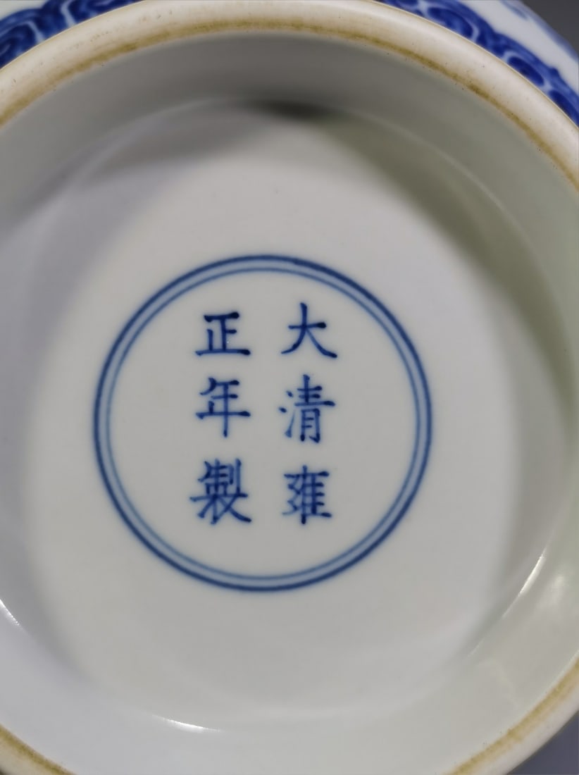 An Exquisite Blue and White Lotus Pattern Vase - 8