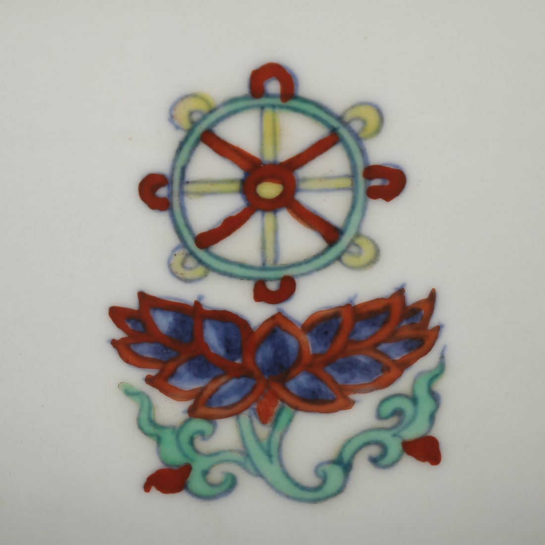 An Exquisite Doucai Eight Treasures Pattern Bowl - 7