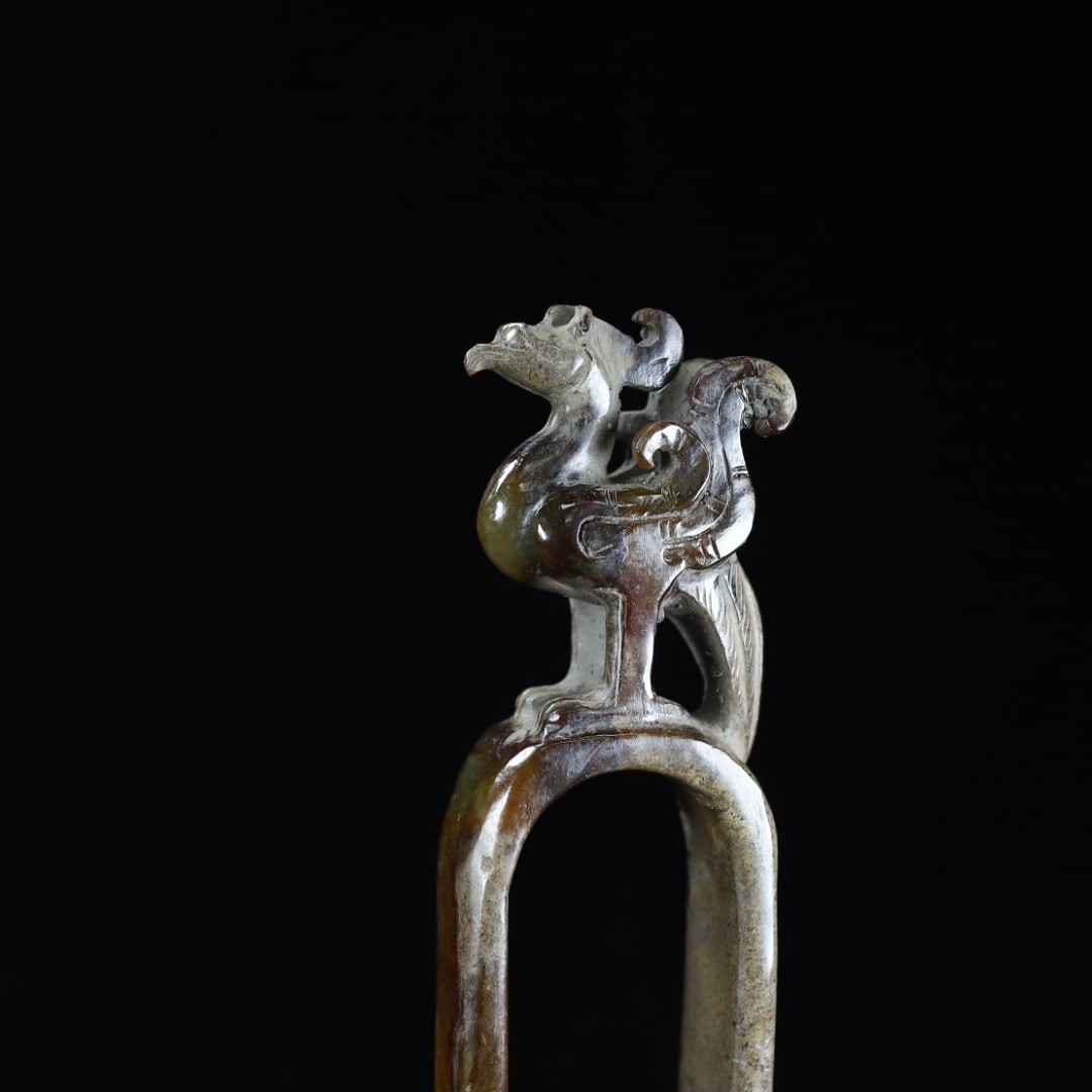 An Exquisite White Jade Phoenix Pattern Censer - 2