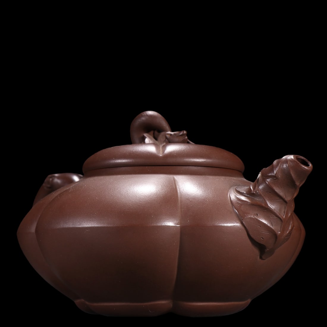 An Exquisite Purple Sands Grapes Pattern Teapot - 5