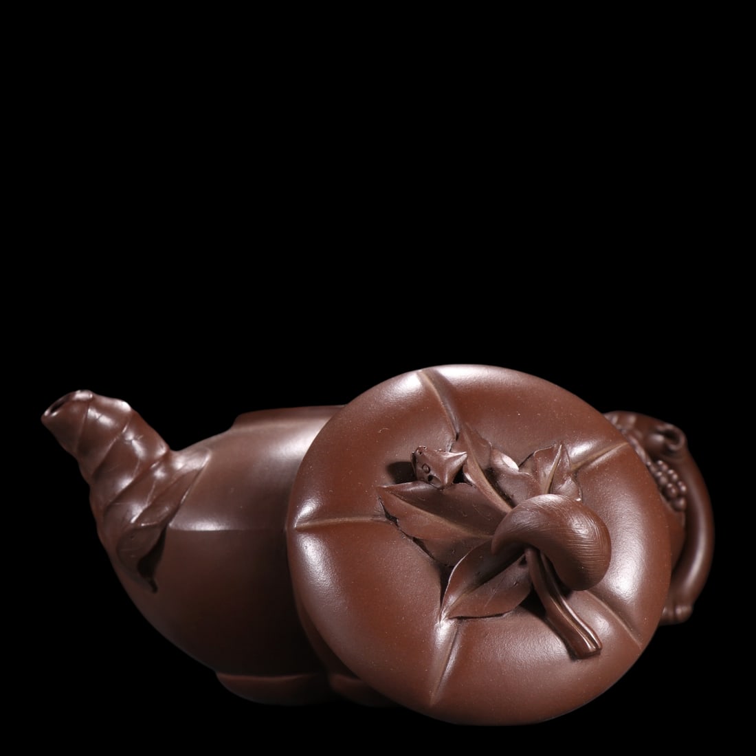 An Exquisite Purple Sands Grapes Pattern Teapot - 7