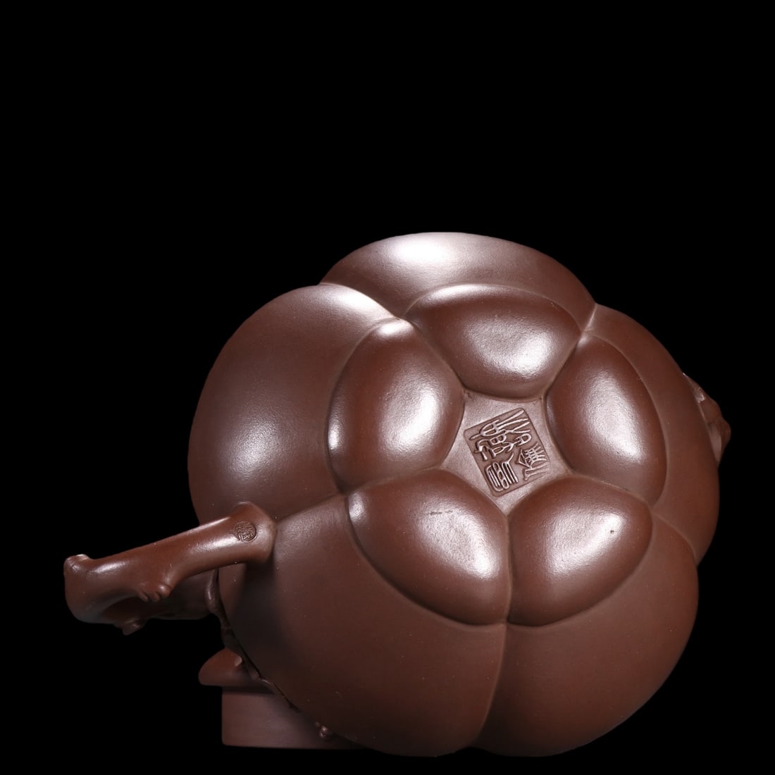 An Exquisite Purple Sands Grapes Pattern Teapot - 9