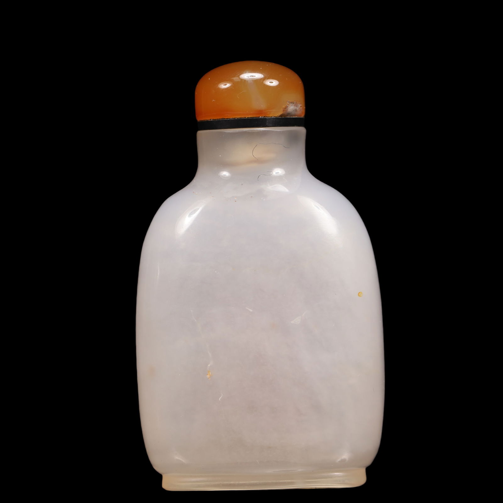 An Exquisite Agate Insect Pattern Snuff Bottle - 5