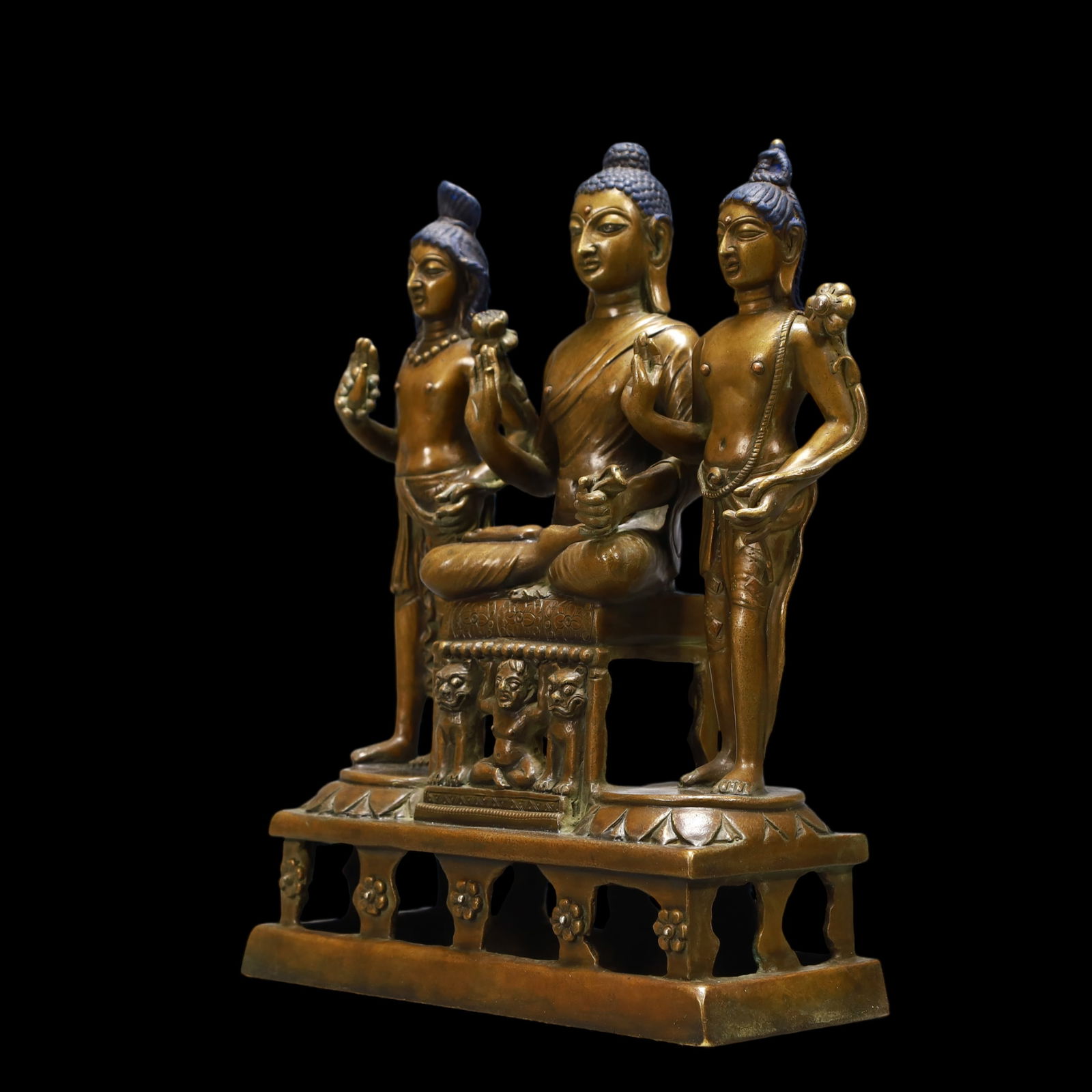A Exquisite Coppery Buddha statue - 5