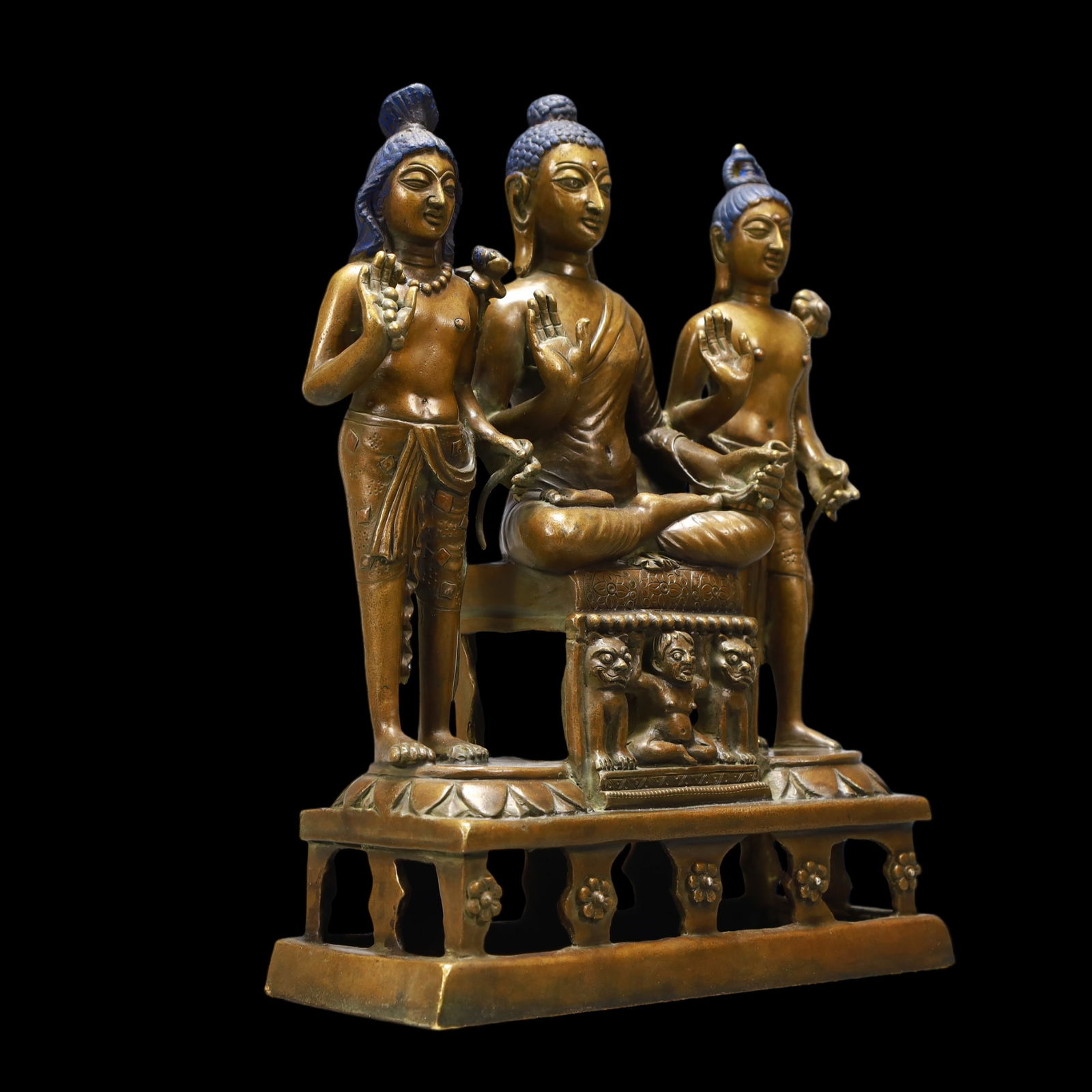 A Exquisite Coppery Buddha statue - 7