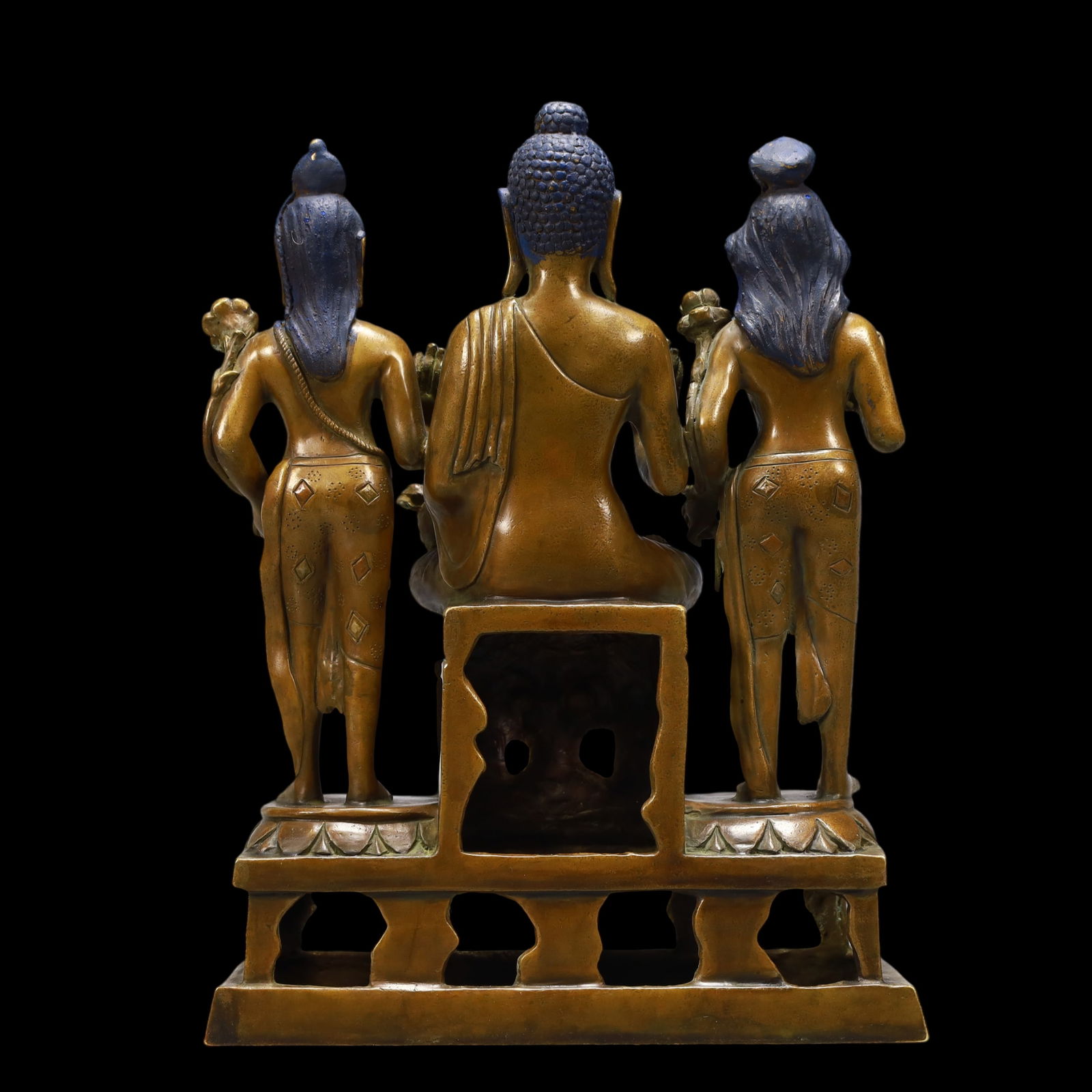 A Exquisite Coppery Buddha statue - 9