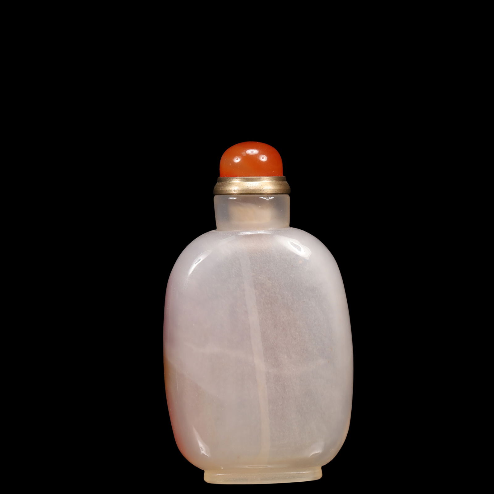 An Exquisite Agate Monkey Pattern Snuff Bottle - 5