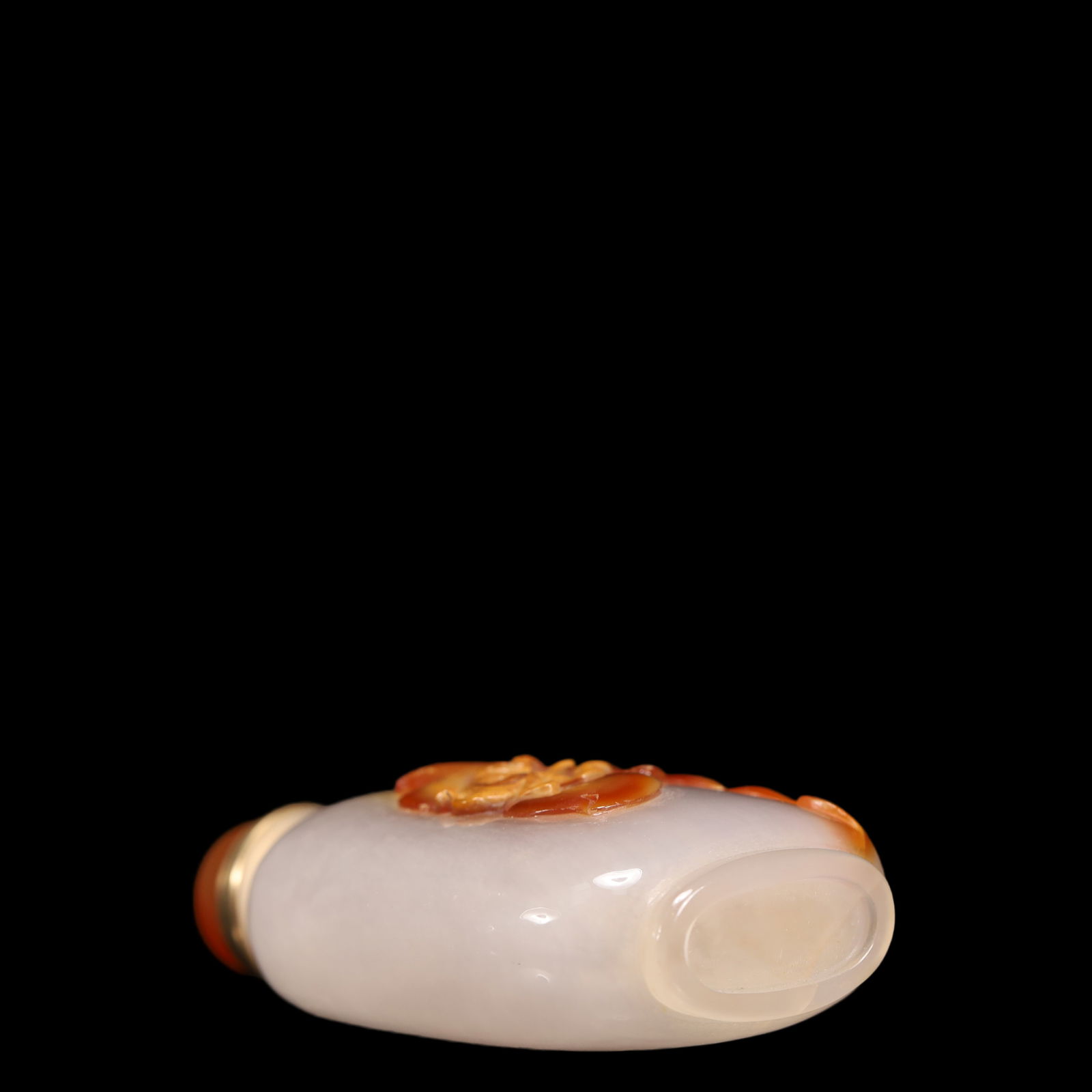 An Exquisite Agate Monkey Pattern Snuff Bottle - 8