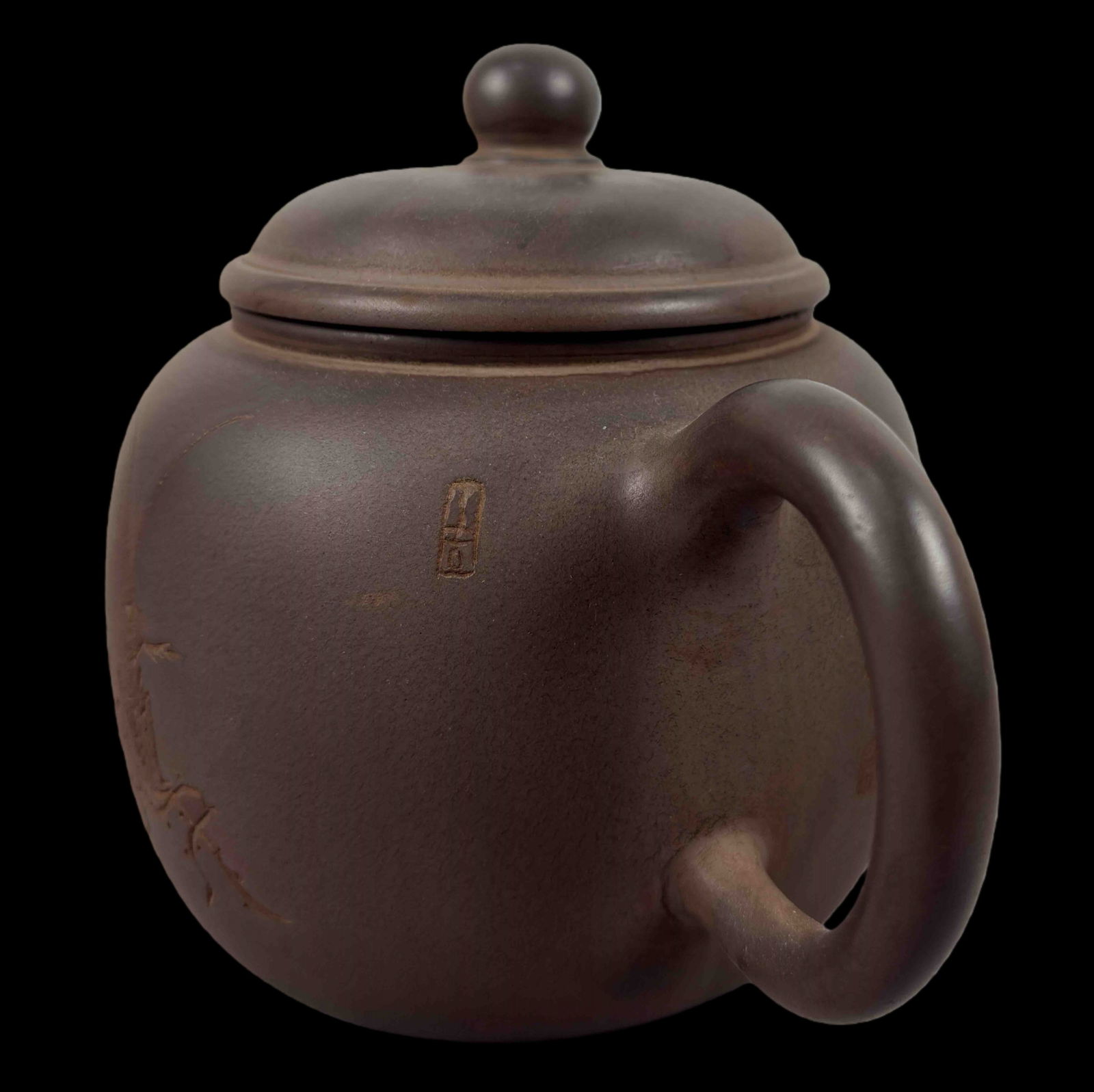 An Exquisite Purple Sands Flower Pattern Teapot - 3