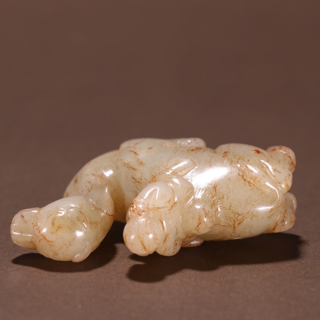 An Exquisite White Jade Camel Ornament - 8