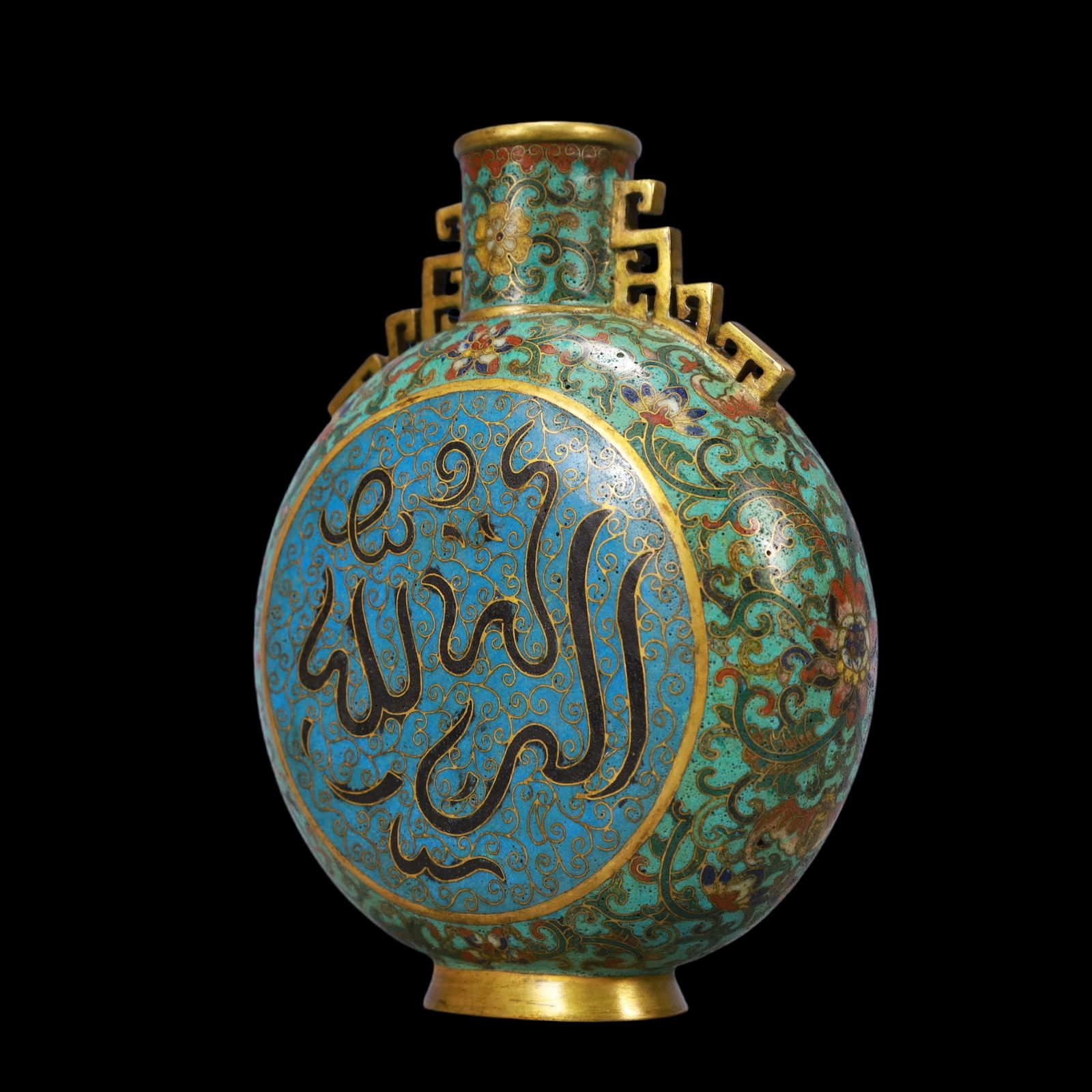 A Exquisite Cloisonne Lotus Pattern Vase - 2