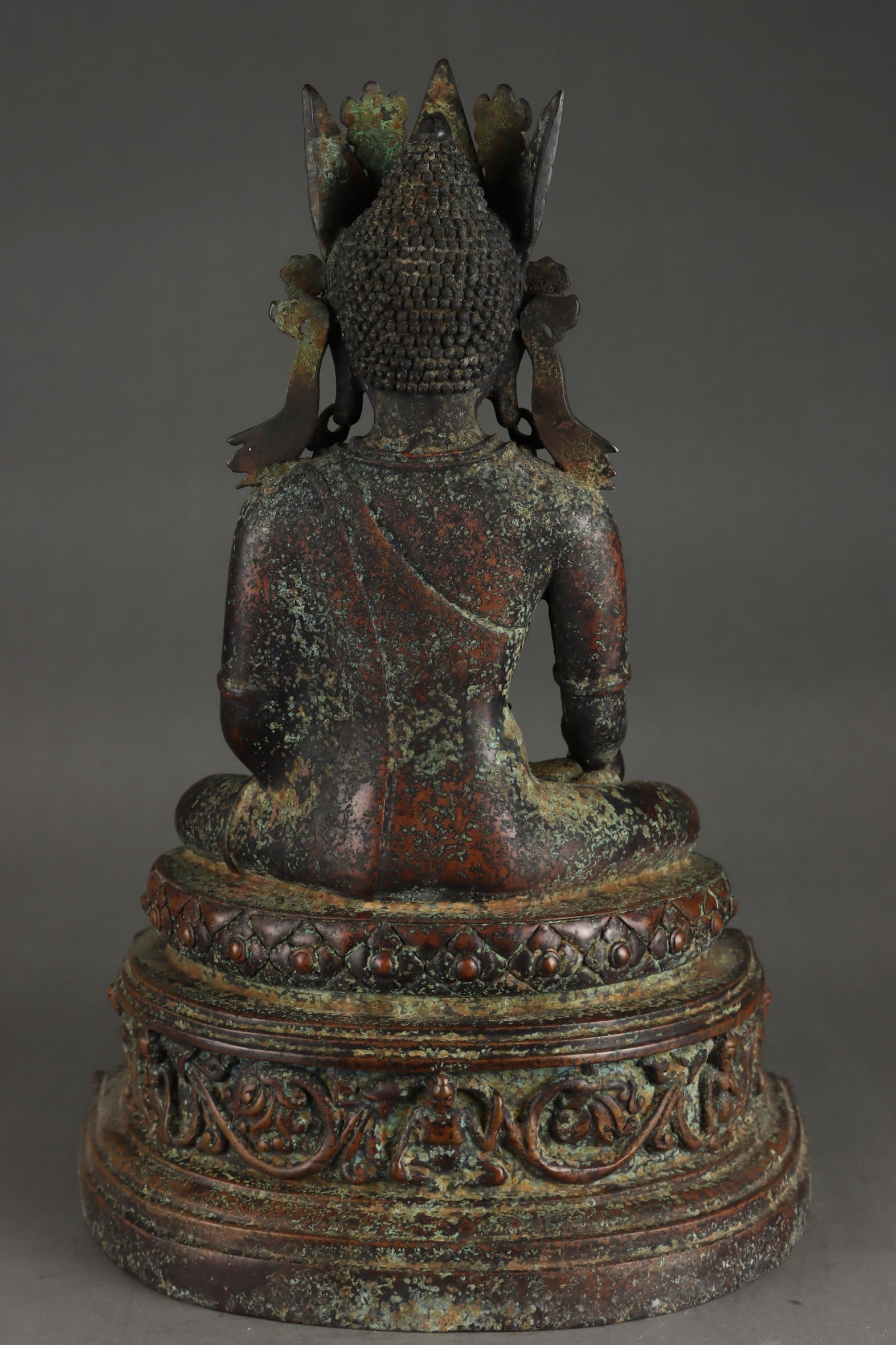 An Exquisite Bronze Buddha Statue - 4