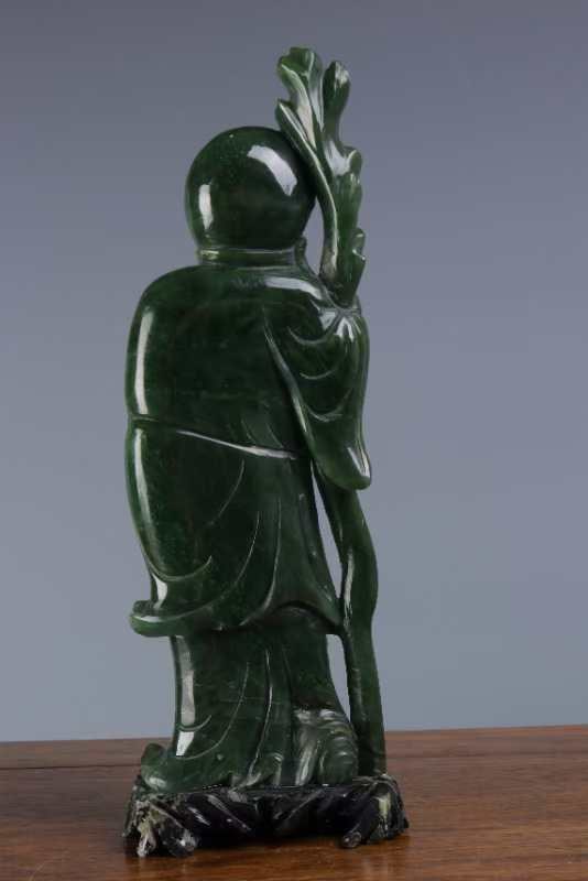 An Exquisite Jasper Figure Ornament - 3