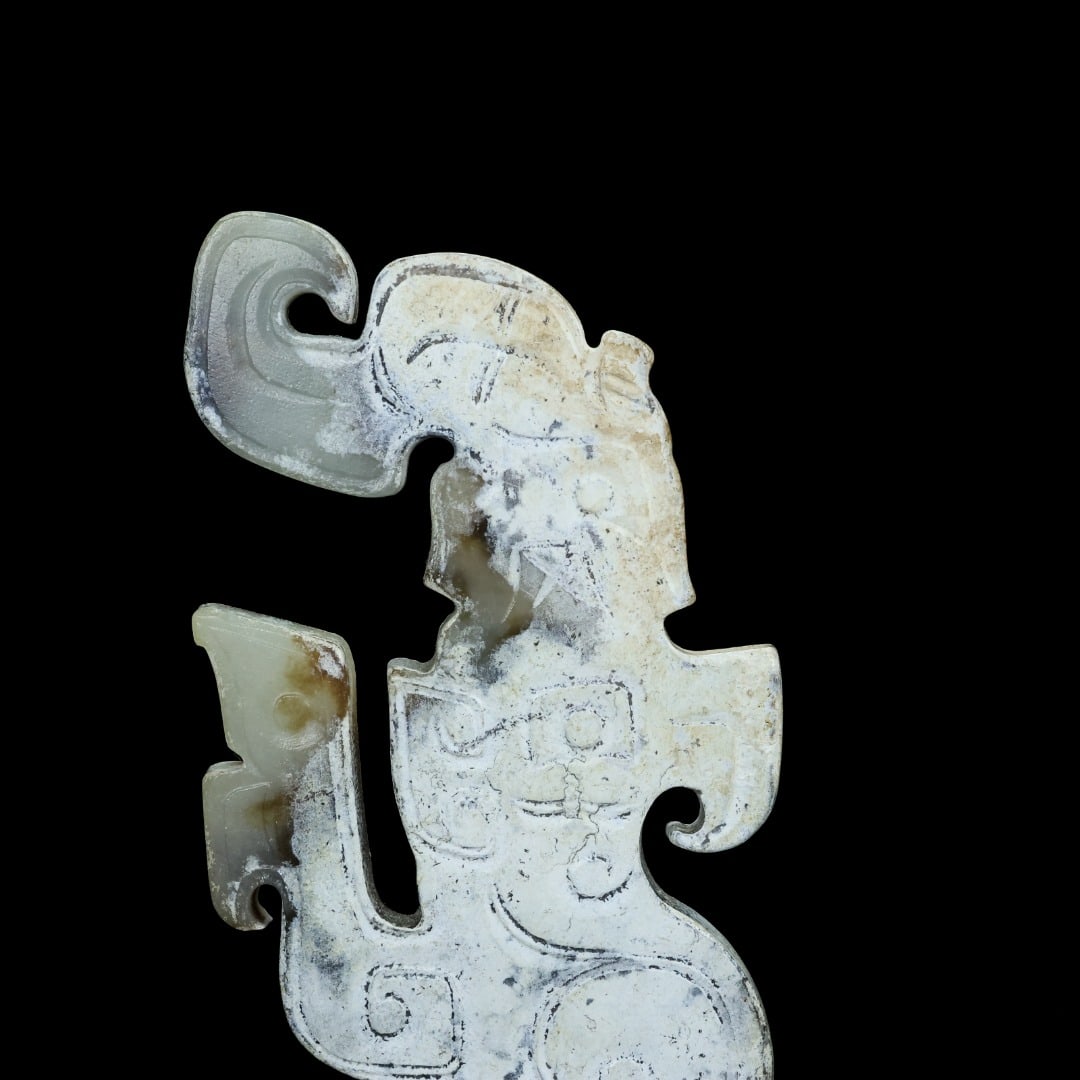 An Exquisite White Jade Bird Ornament - 6