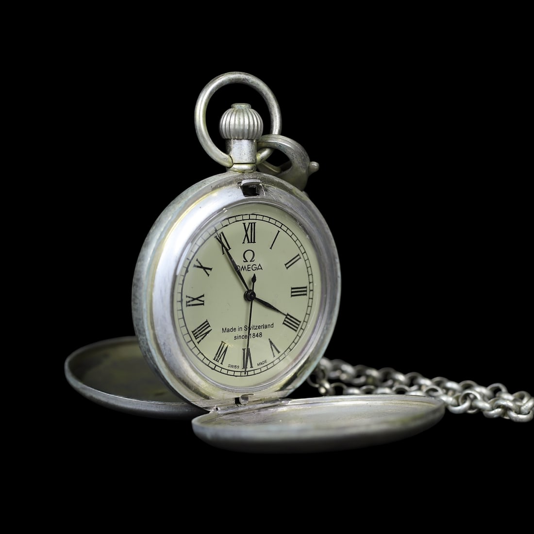 An Exquisite Silver Pocket watch - 4