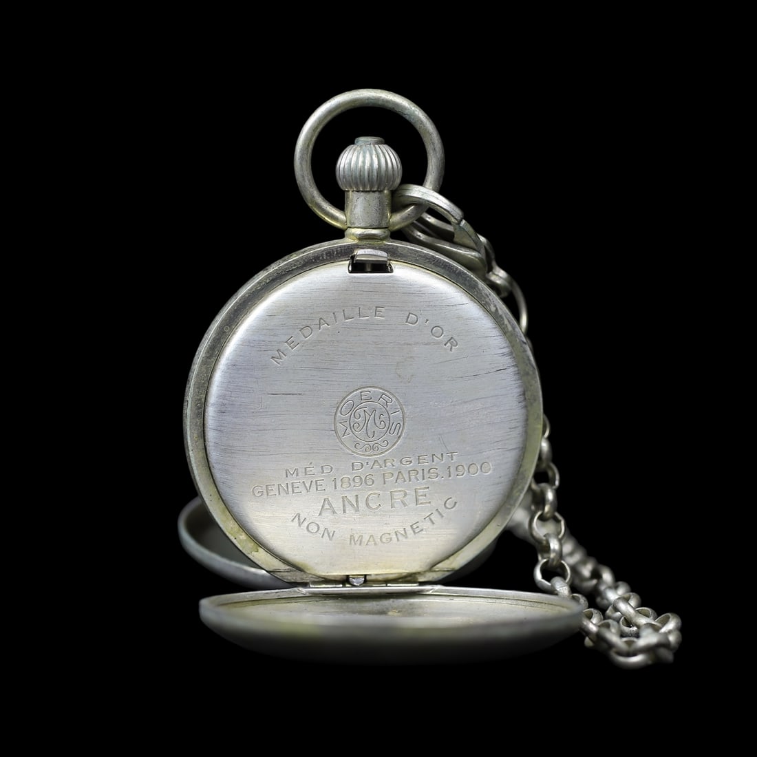 An Exquisite Silver Pocket watch - 7